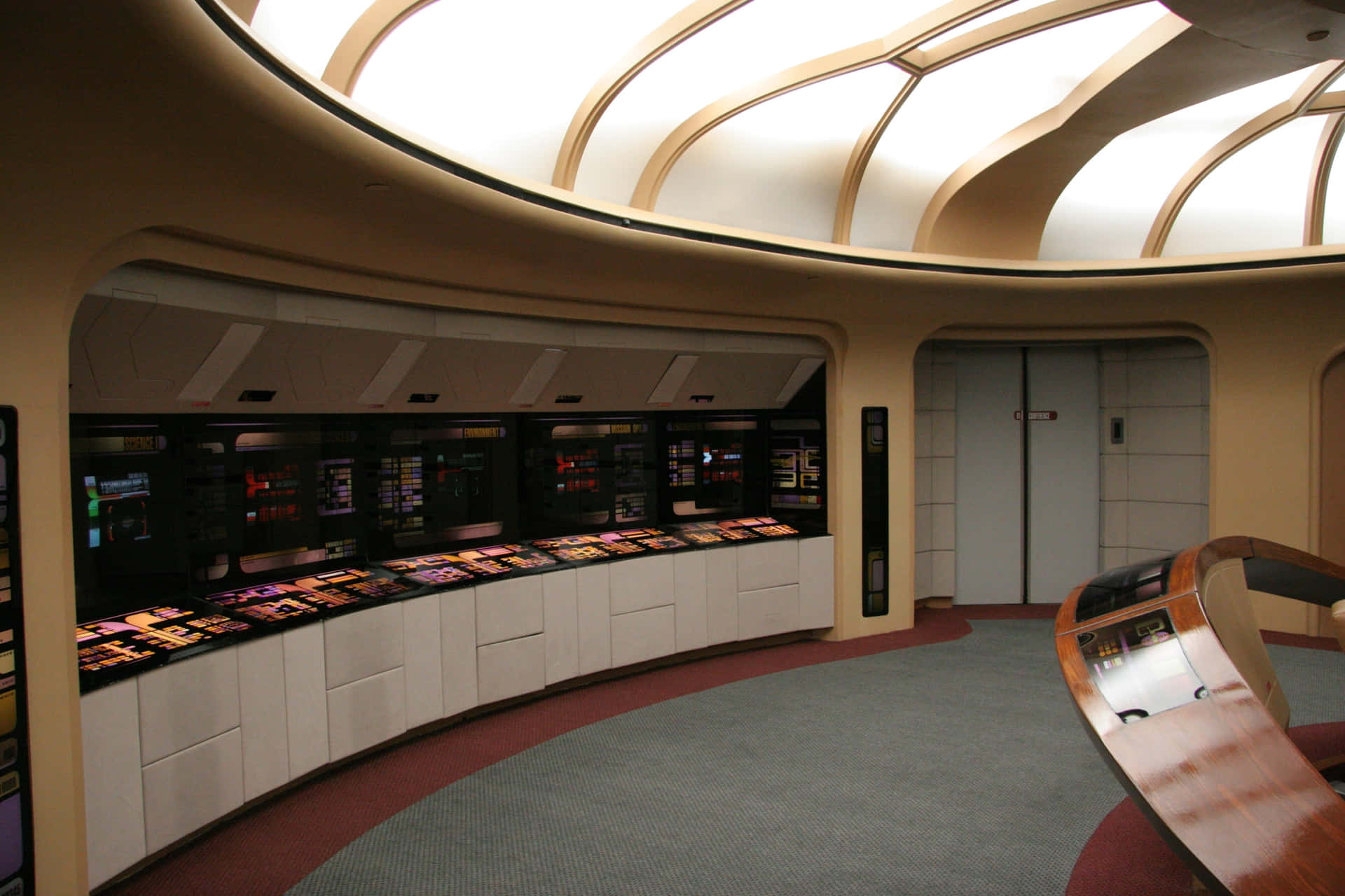 Enterprise D Star Trek Enterprise Bridge Wallpaper