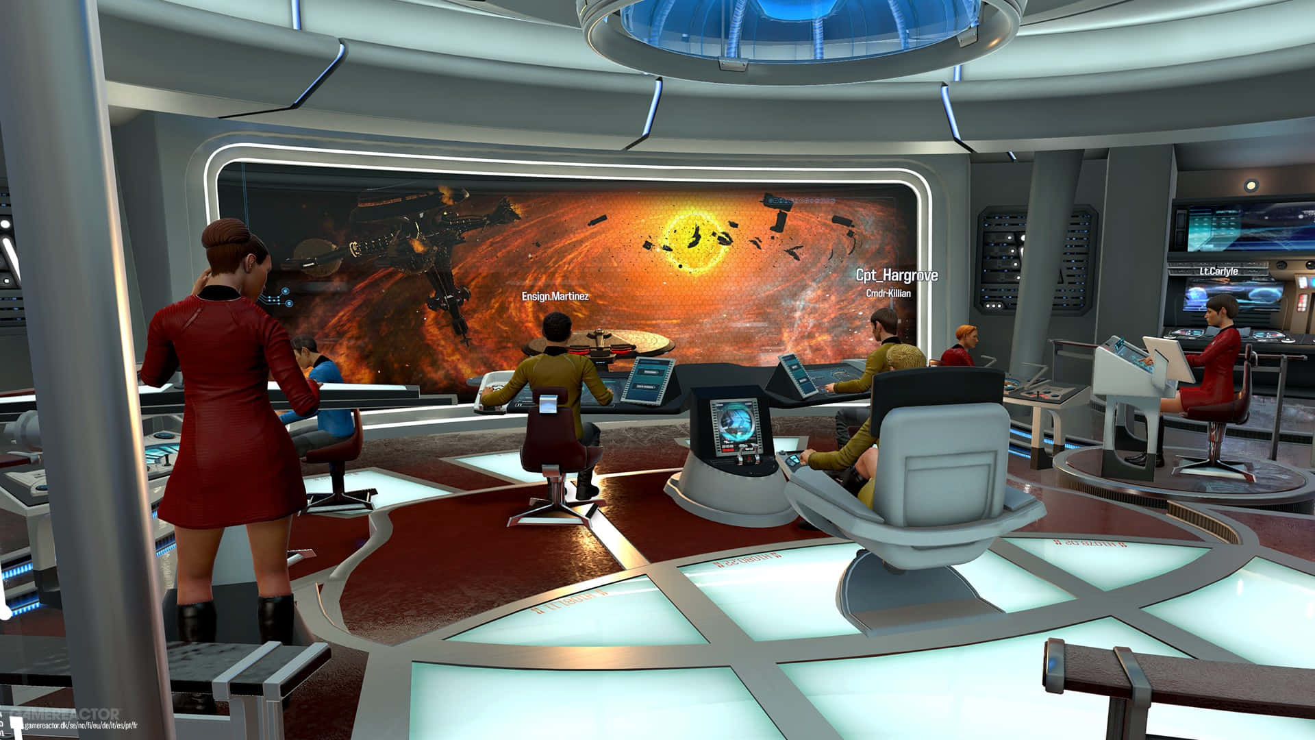 Star Trek Enterprise Bridge Background