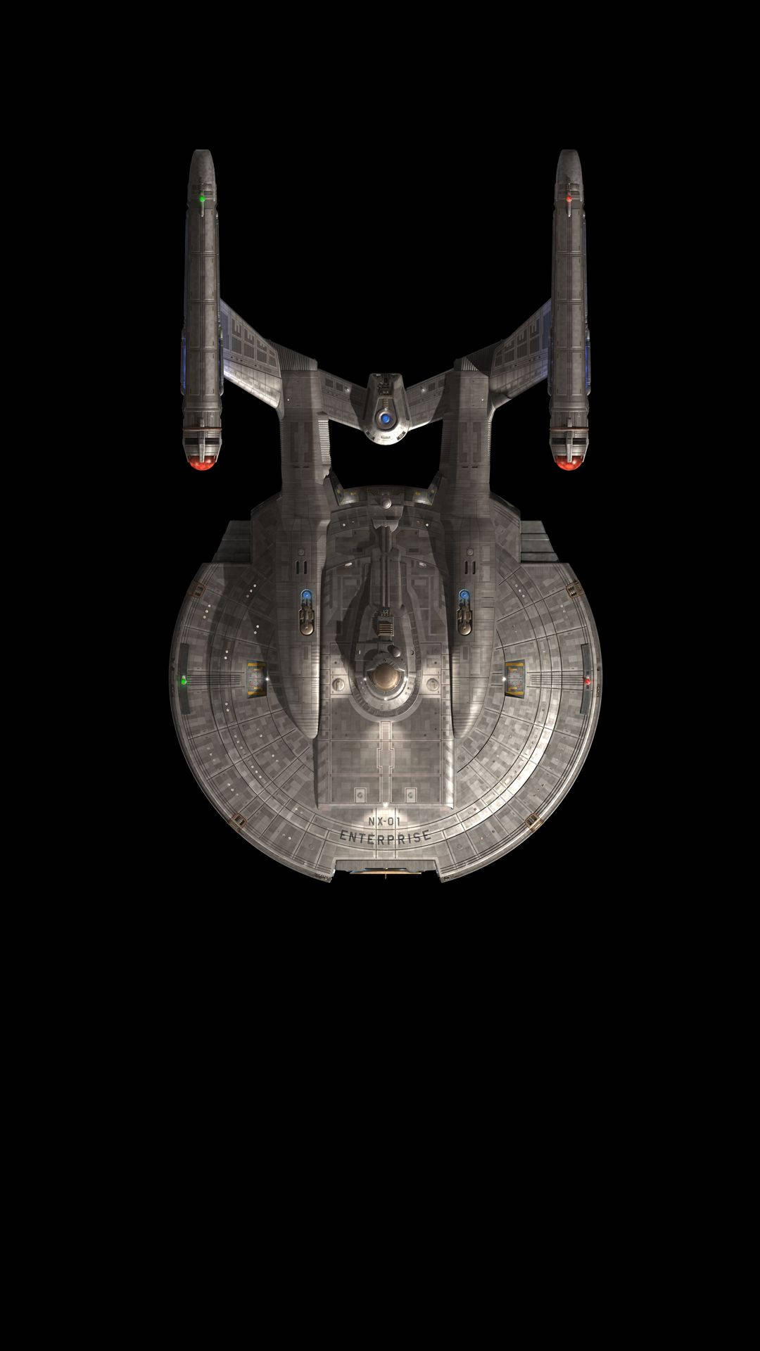 Star Trek IPhone NX Klasse Stjerneskib Tapet: Opdag utrolige detaljer om IPhone's NX klasse stjerneskib. Wallpaper