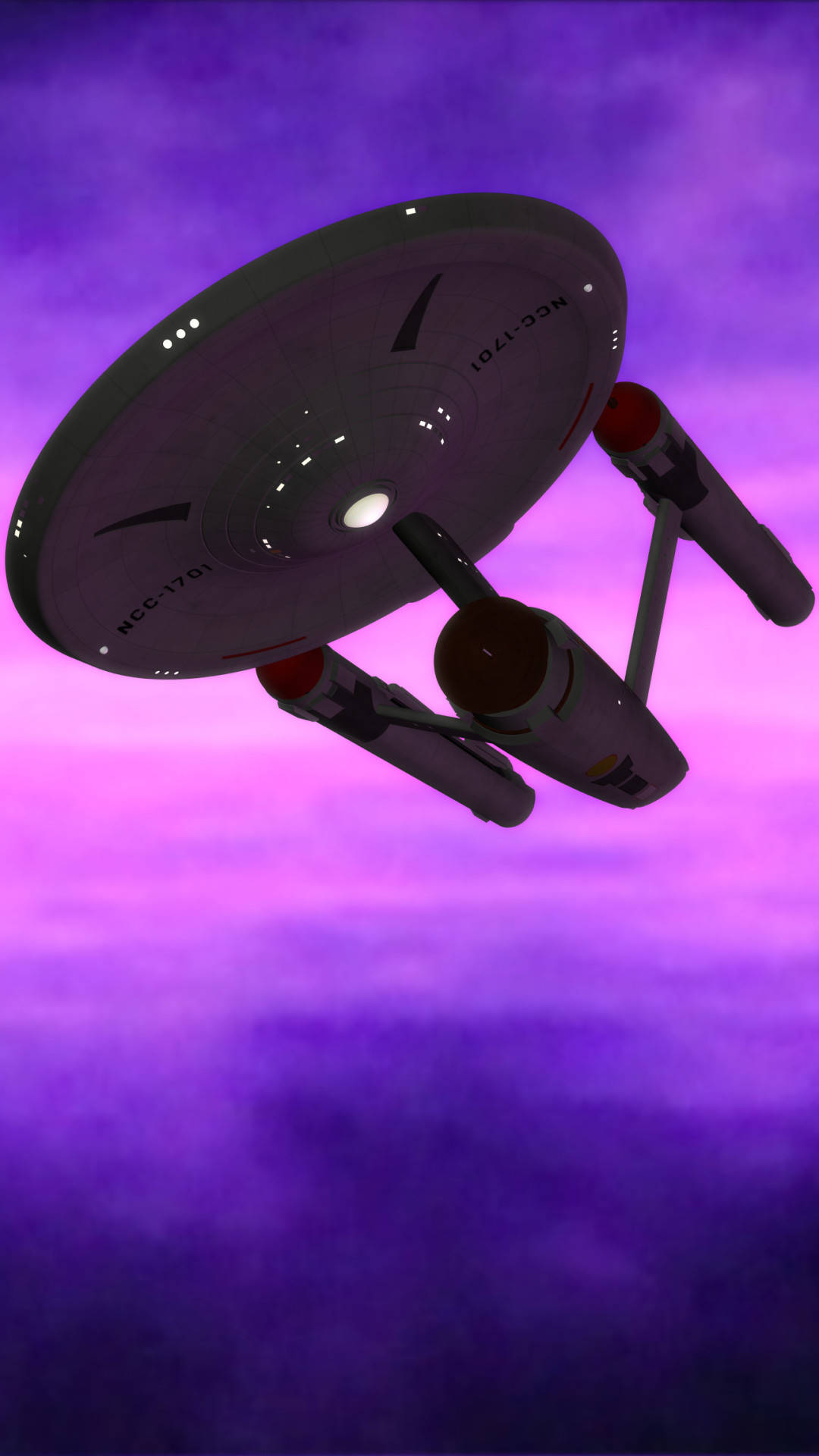 Star Trek Iphone Purple Sky Background