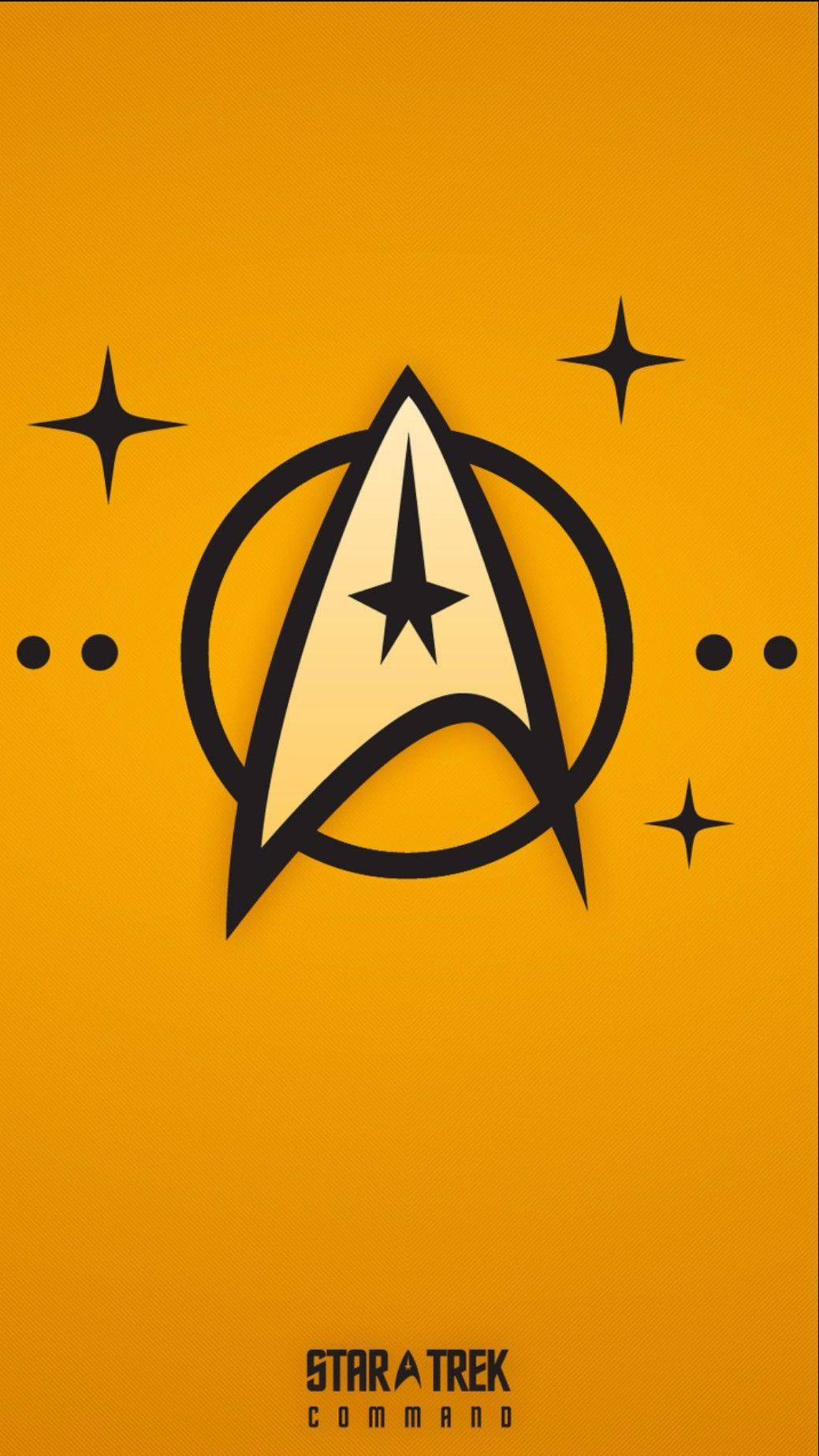 Star Trek Iphone Yellow Command Wallpaper