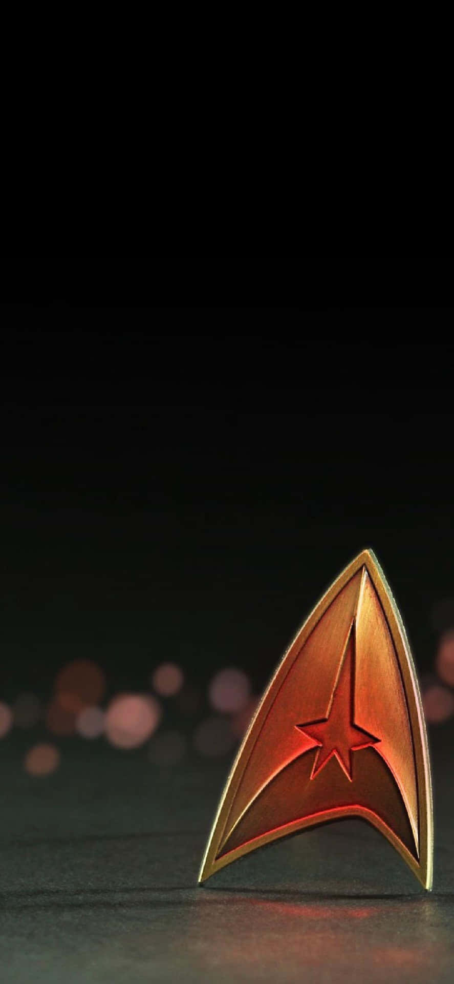 Star Trek Phone 3d Insignia Background