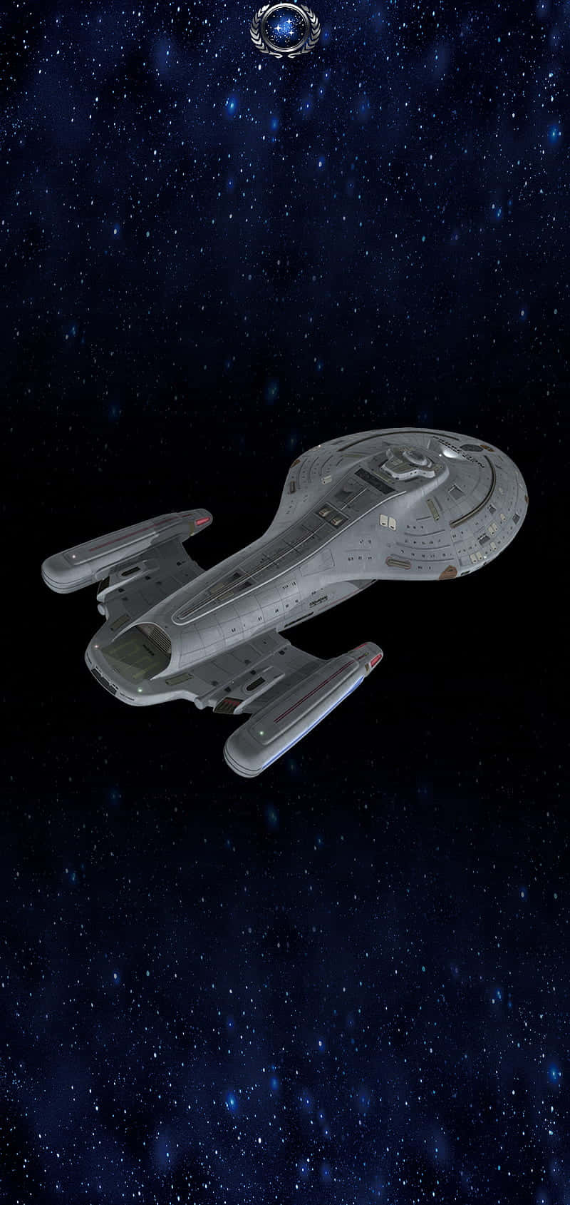 Star Trek Phone Gray Spaceship Background