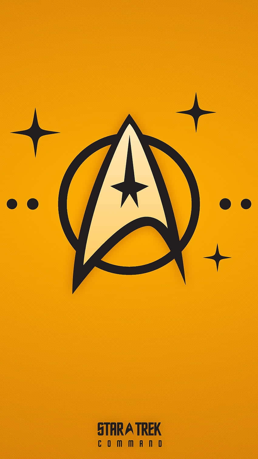 Star Trek Phone Orange Background Wallpaper