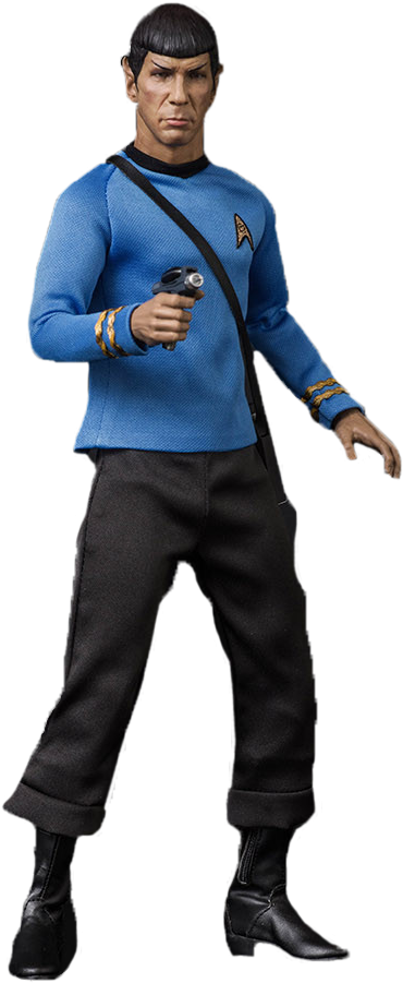 Star Trek Spock With Phaser PNG