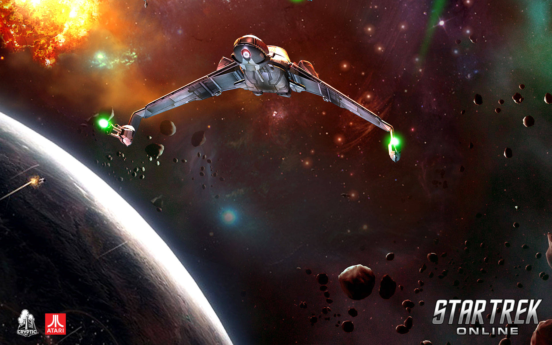 Star Trek Starship In Space Star Trek Online Wallpaper