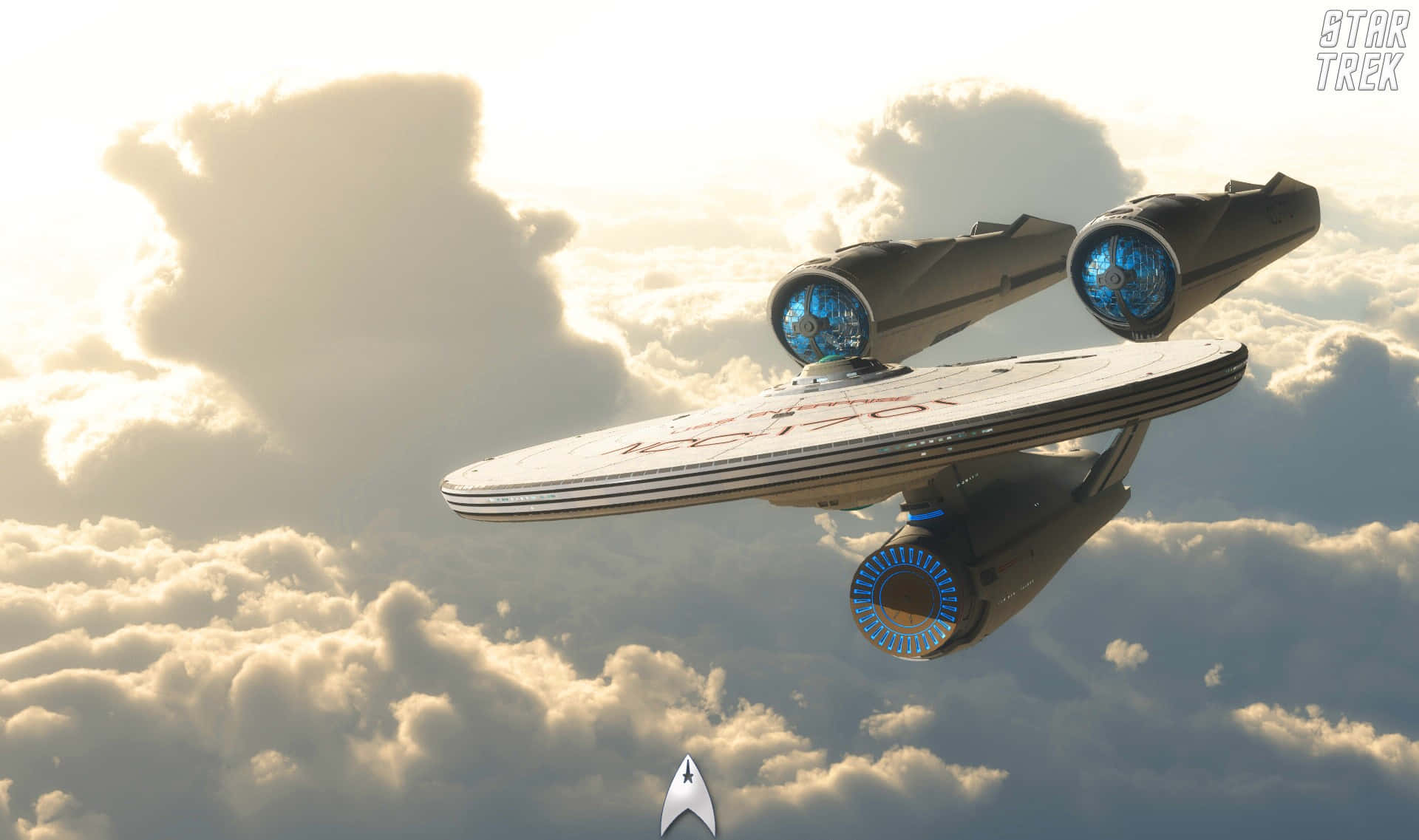 Nyd udsigten til USS Enterprise, mens du deltager i din næste møde på Zoom!