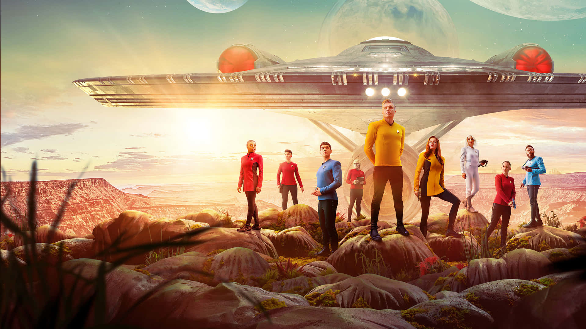 Discover the Final Frontier with the Star Trek Zoom Background