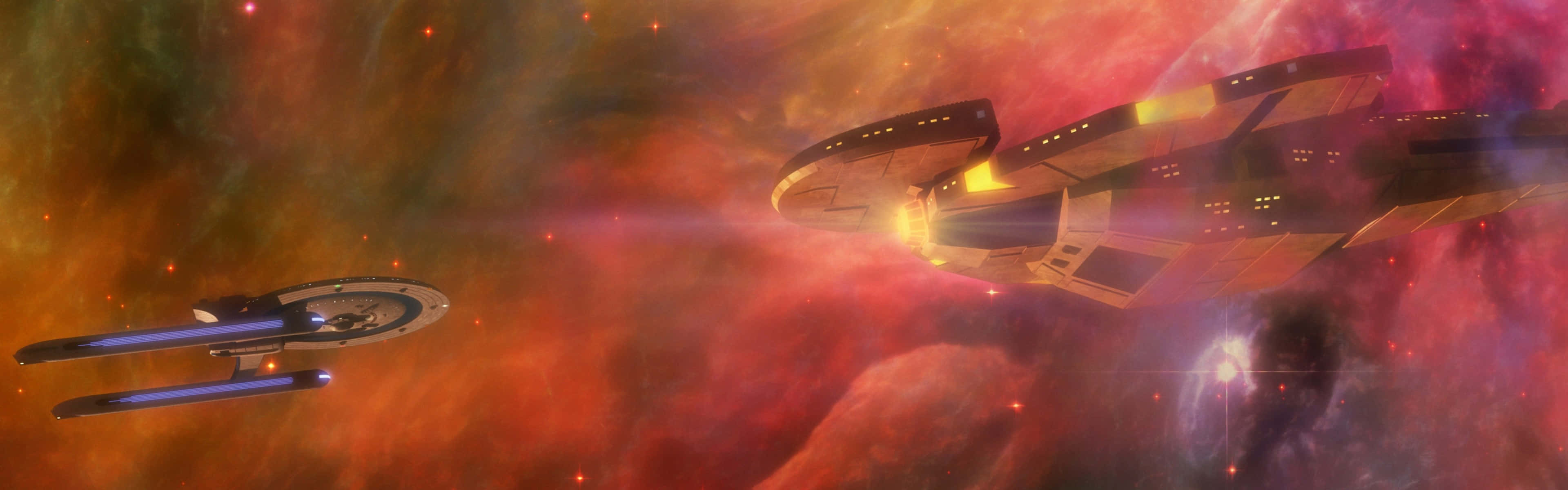 Loggensie Sich In Die Final Frontier Mit Einem Star Trek Zoom-hintergrund Ein!