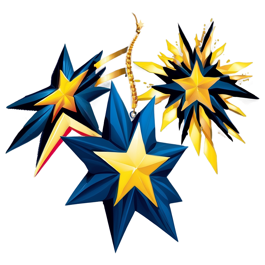 Star Vector Decoration Png Xml3 PNG