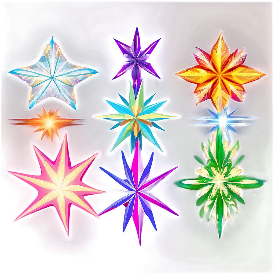 Star Vector For Greeting Cards Png 75 PNG