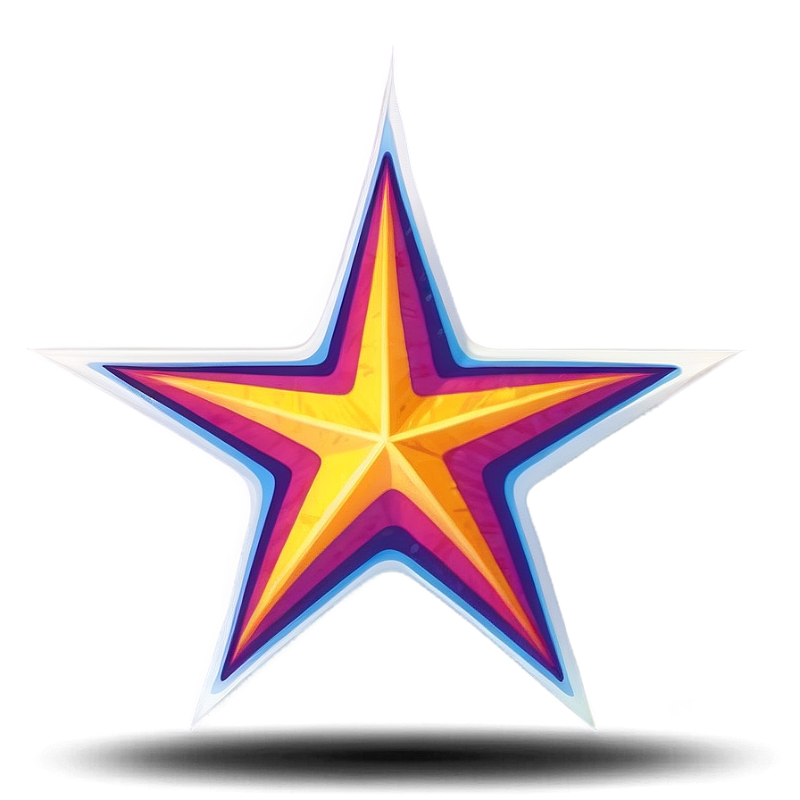 Star Vector Sticker Png 05252024 PNG