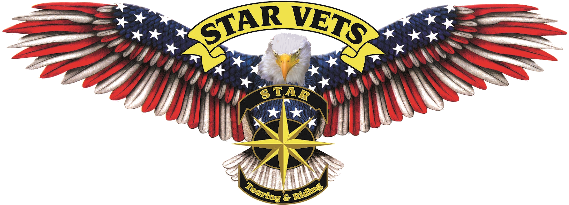 Star Vets Eagle Emblem PNG