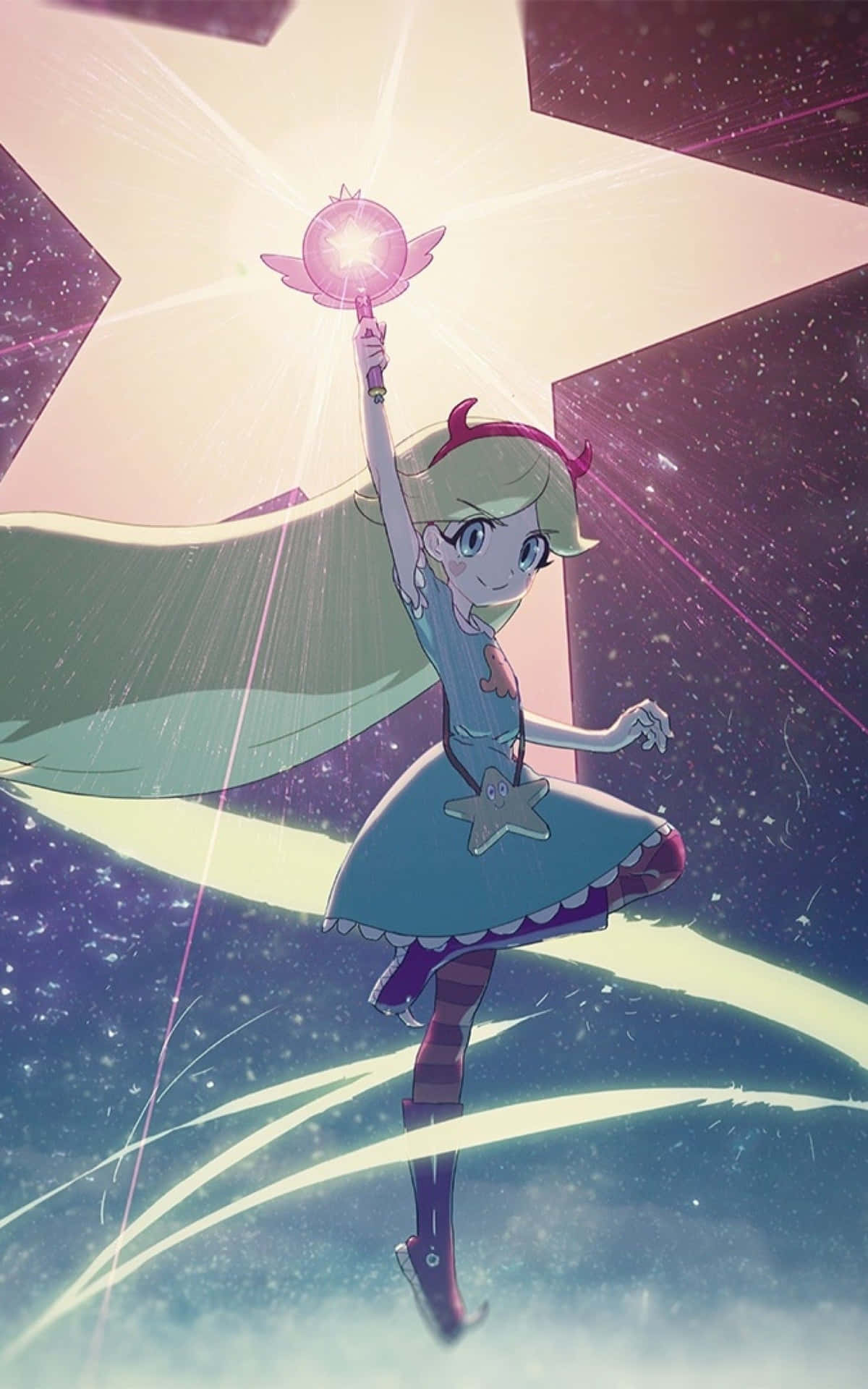 Star Butterfly and Marco Diaz in Star Vs. The Forces Of Evil