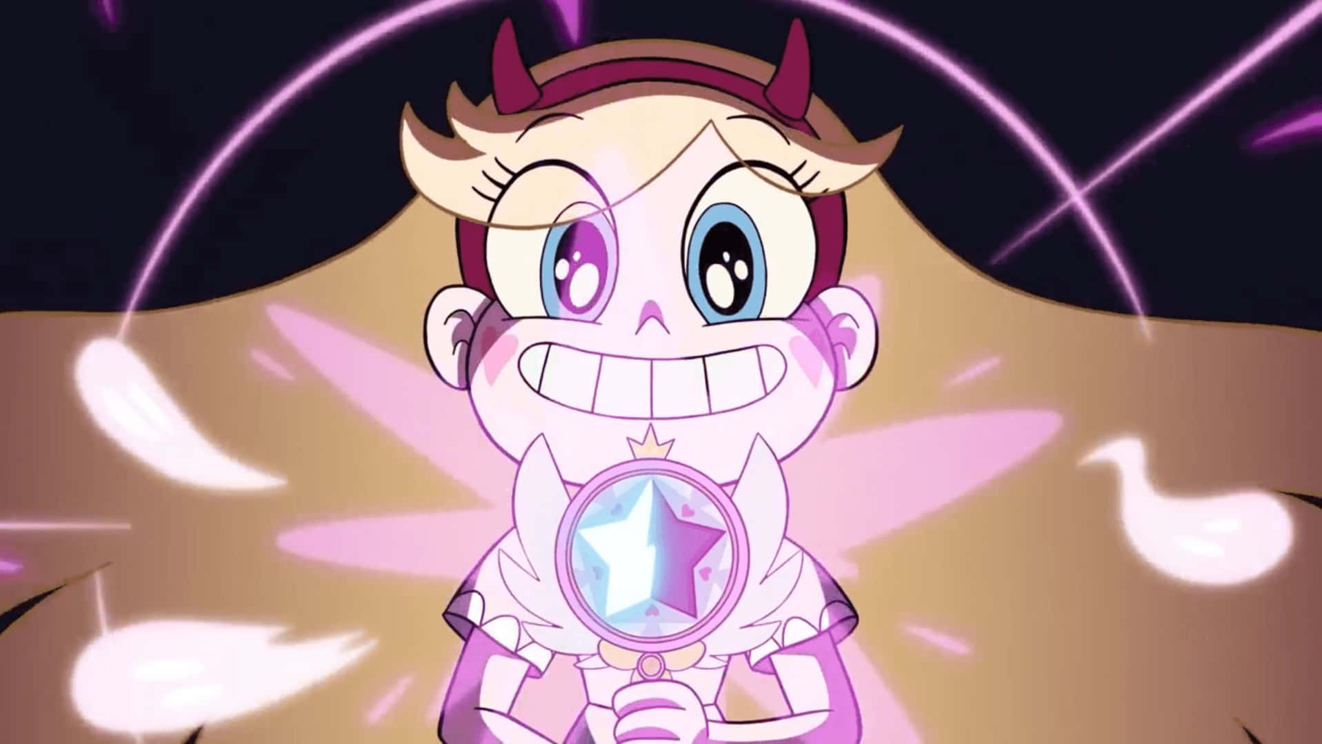 Star and Marco in an epic battle against evil forces
