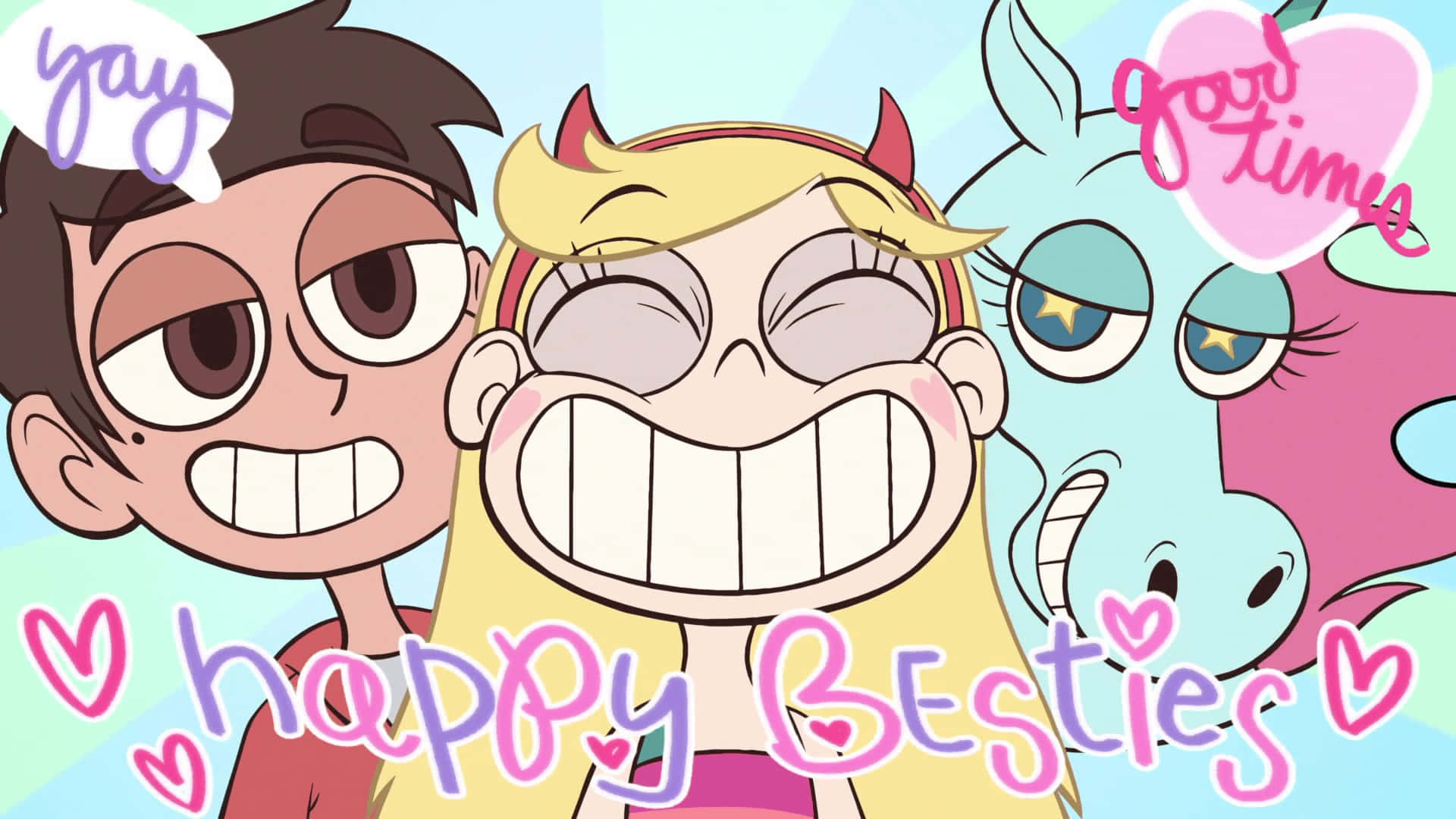 Caption: Star Butterfly and Marco Diaz in Star vs. The Forces of Evil