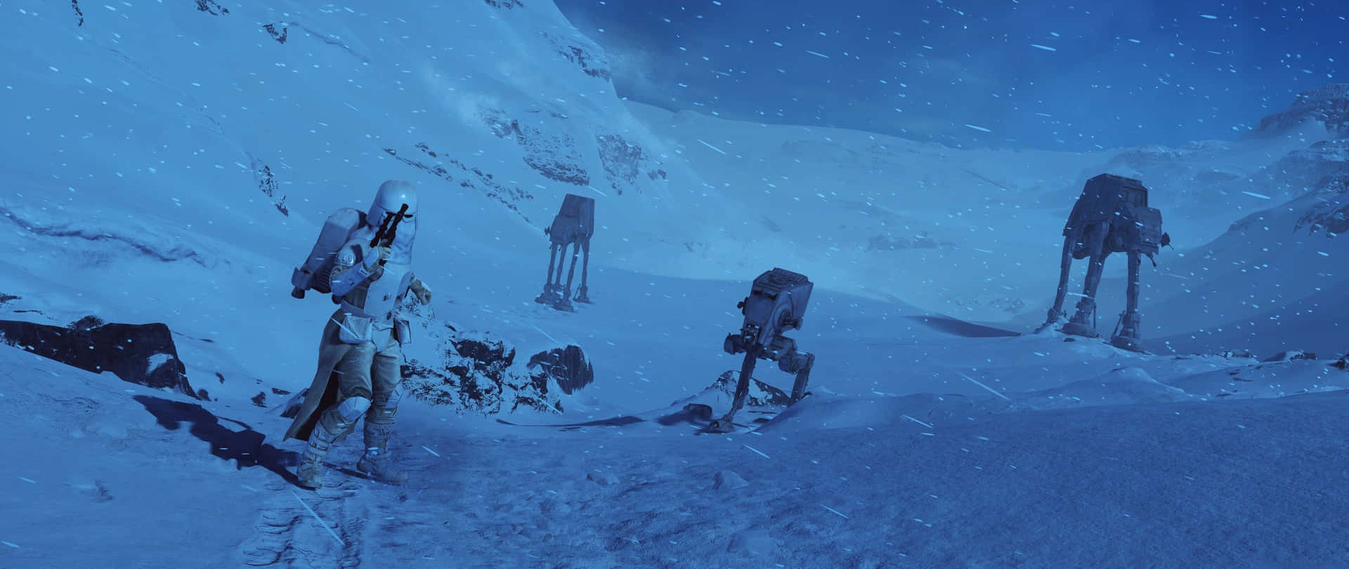 Star Wars 2560 X 1080 Ice Desert Wallpaper