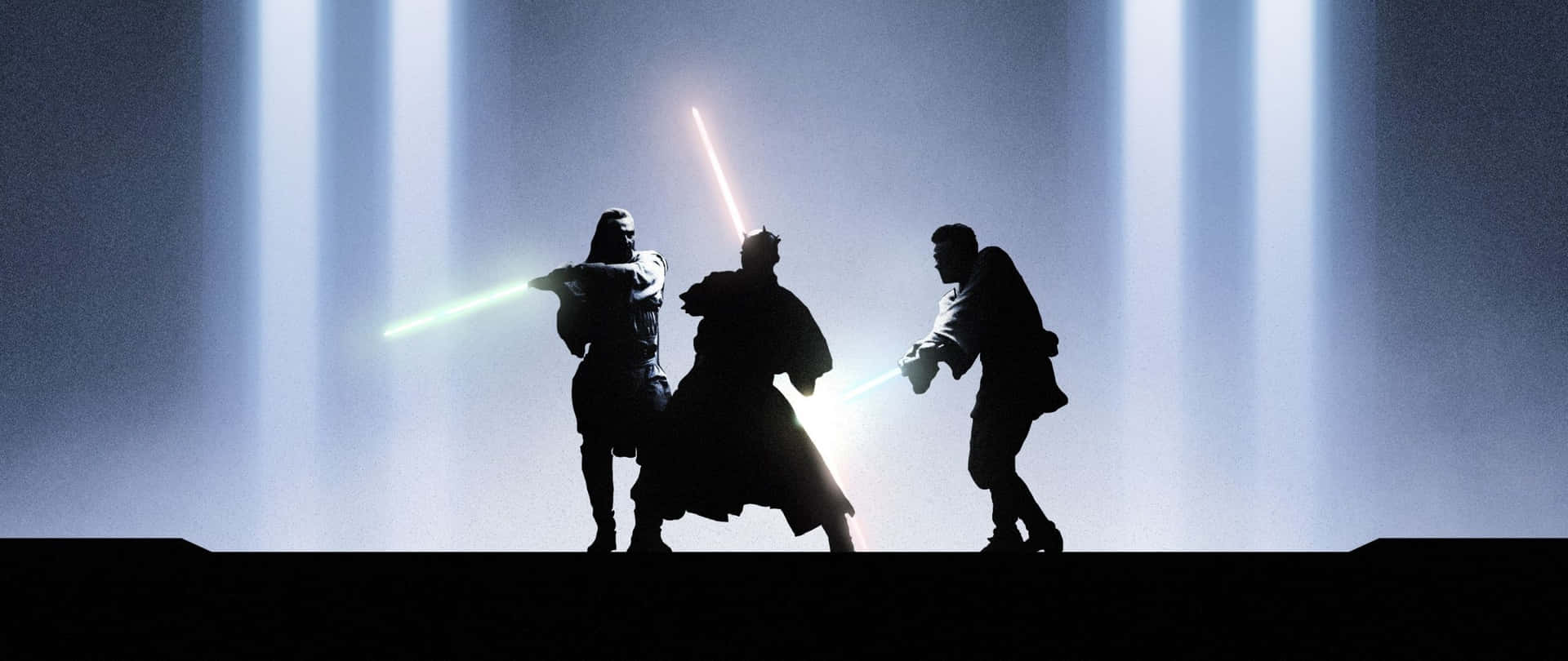 Star Wars 2560 X 1080 Lightsaber Battle Wallpaper