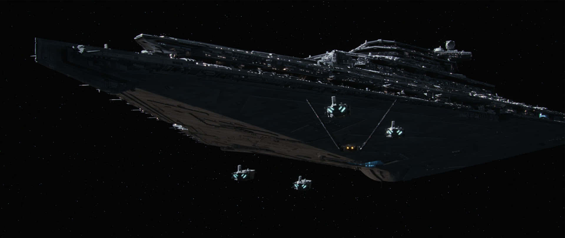 Star Wars 2560 X 1080 First Order Fleet Wallpaper