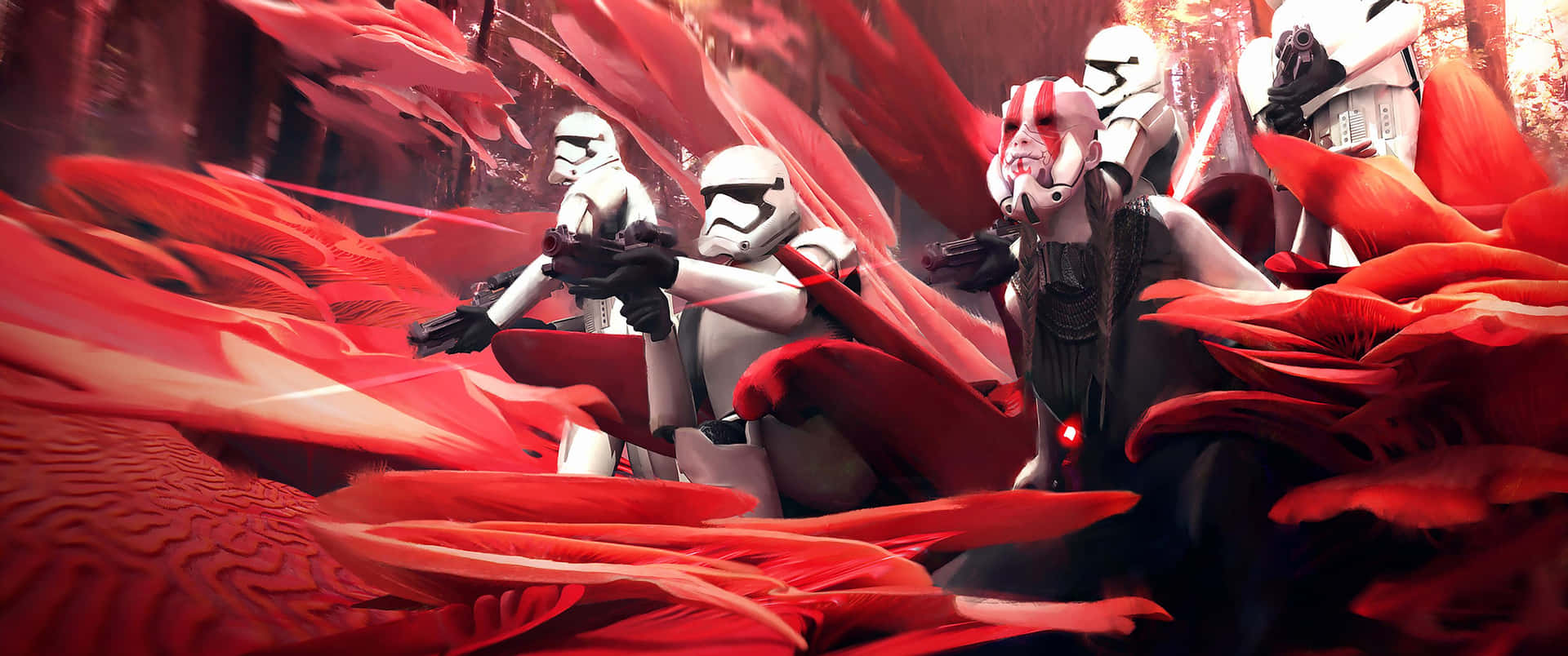 Lead Your Own Squadron into Battle with This Star Wars 3440x1440 Wallpaper Wallpaper