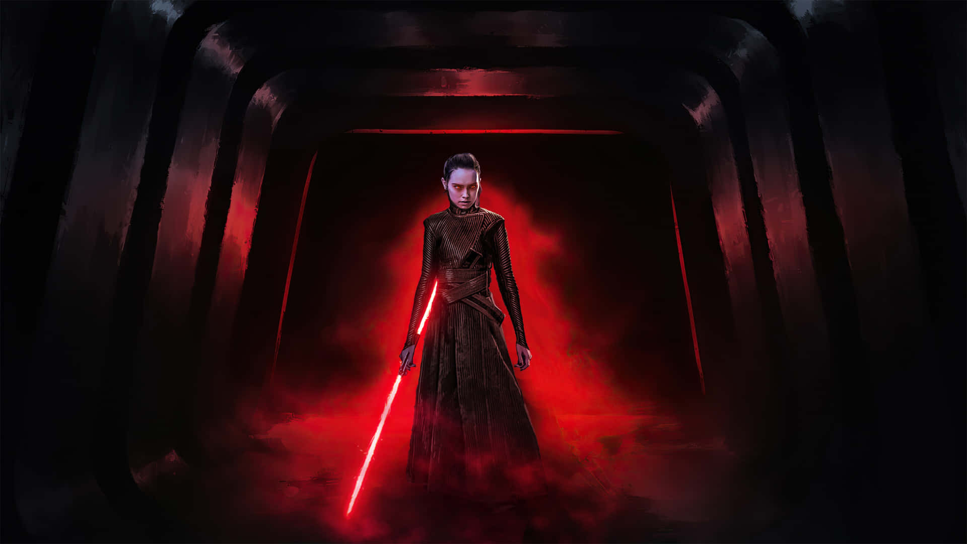 Star Wars Rey As Palpatine Background