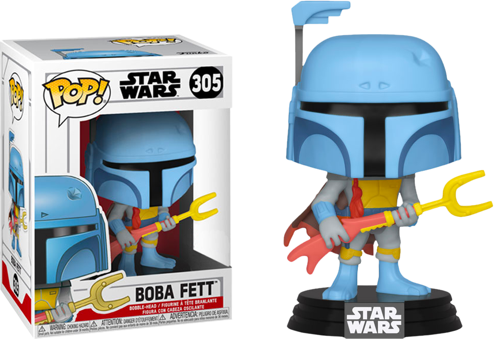 Star Wars Boba Fett Funko Pop PNG