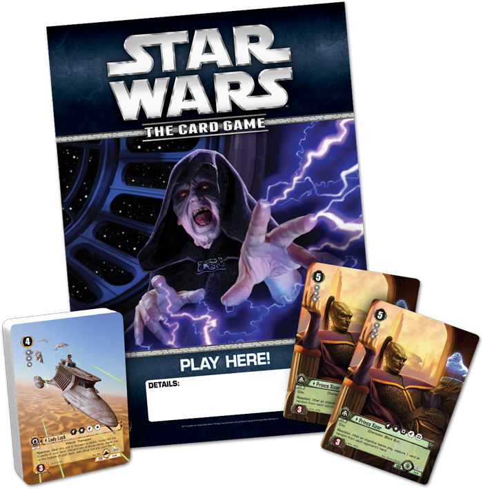Star Wars Card Game Promotional Material PNG