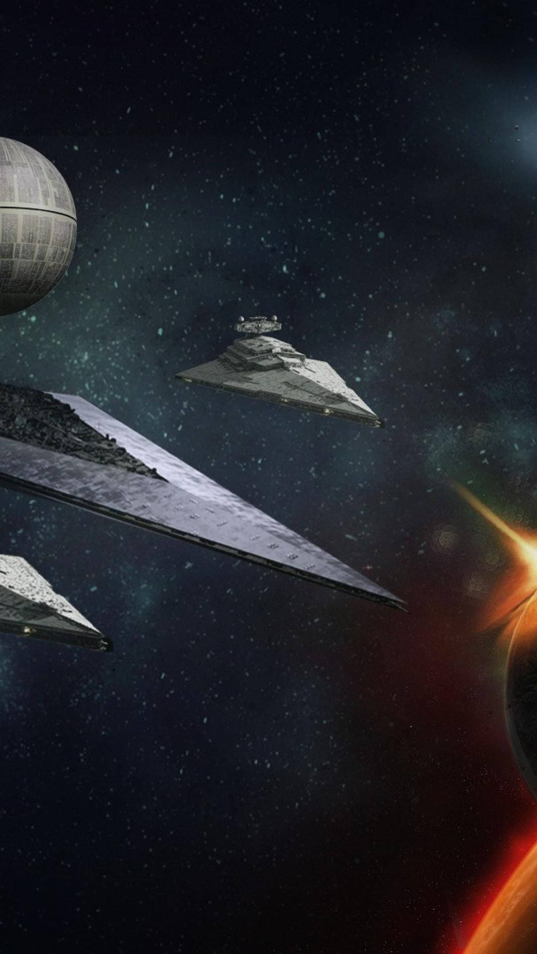 Destructorasde Estrellas En Star Wars Para Teléfonos Celulares. Fondo de pantalla