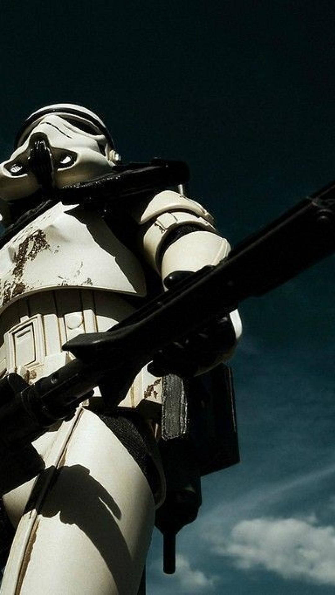 Weißerstormtrooper Star Wars Handy Wallpaper
