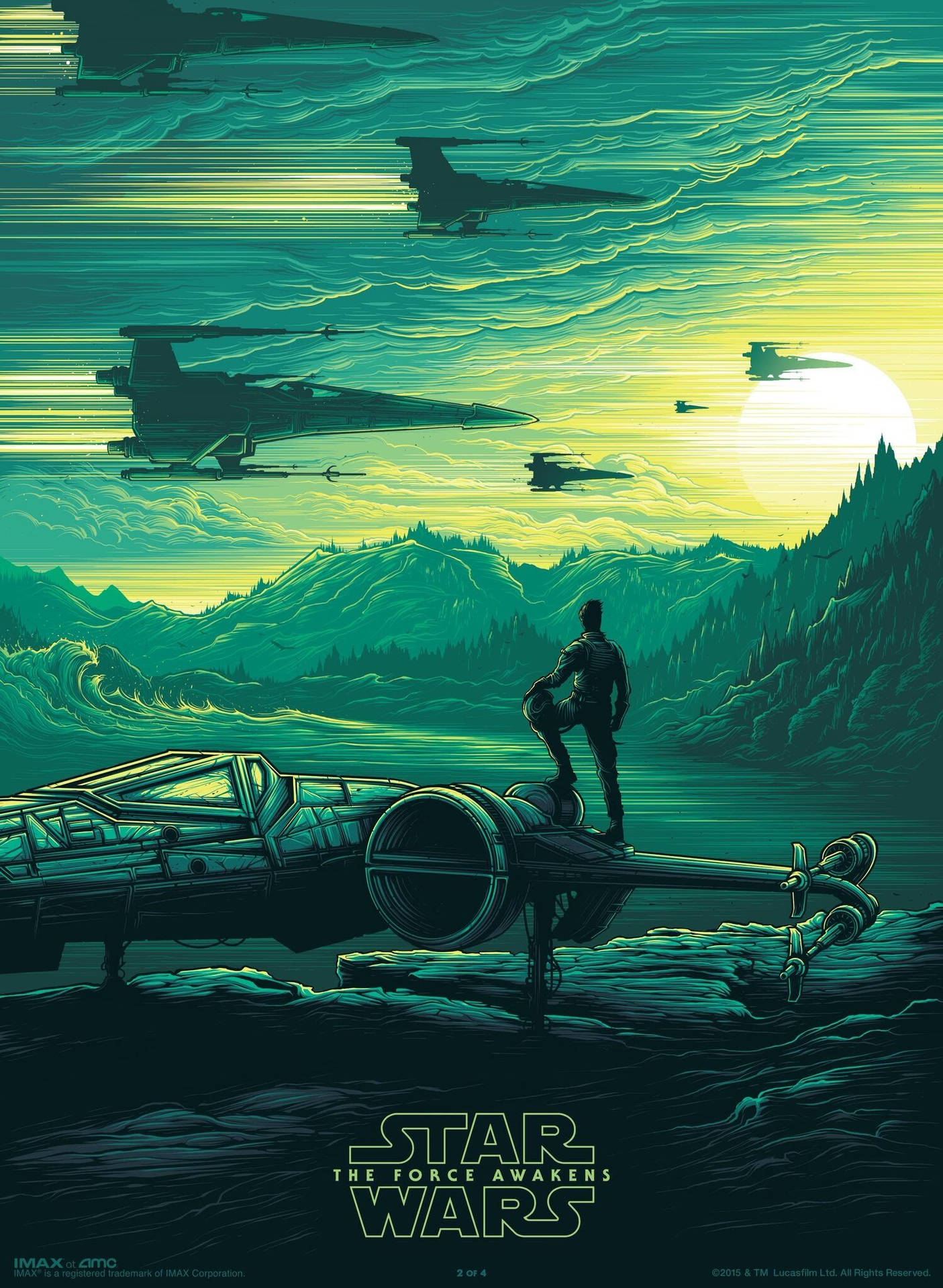 Kreativplakat Til Star Wars Mobil-tapet Wallpaper