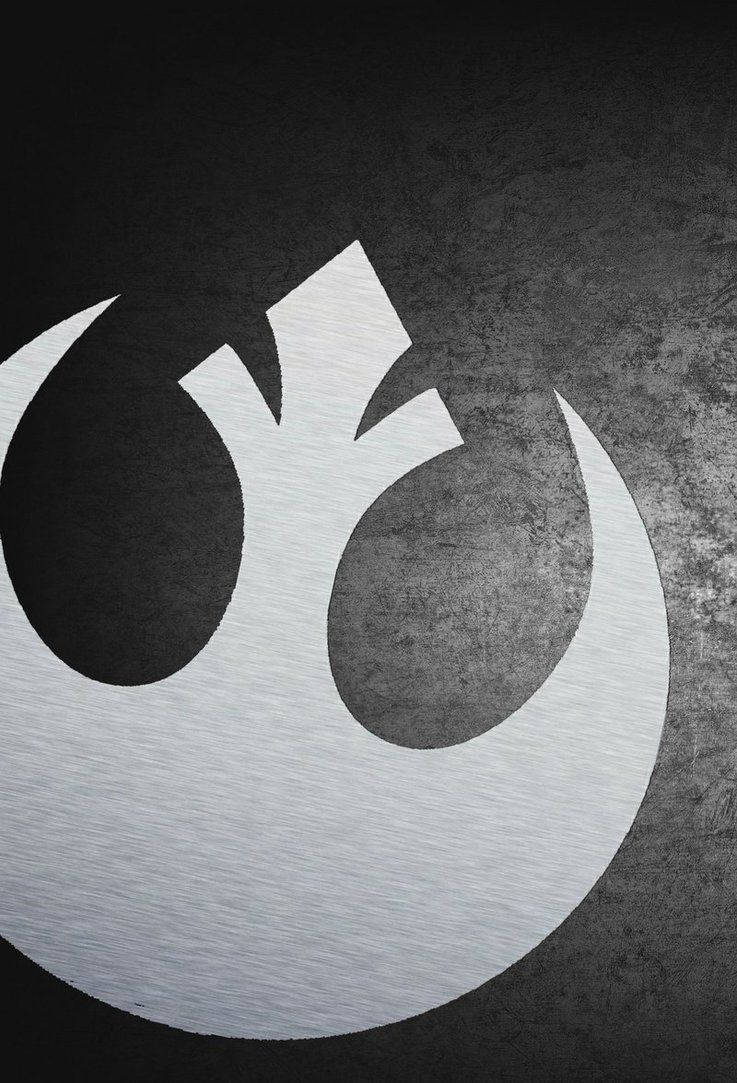 Logoda Aliança Rebelde Star Wars Para Celular. Papel de Parede