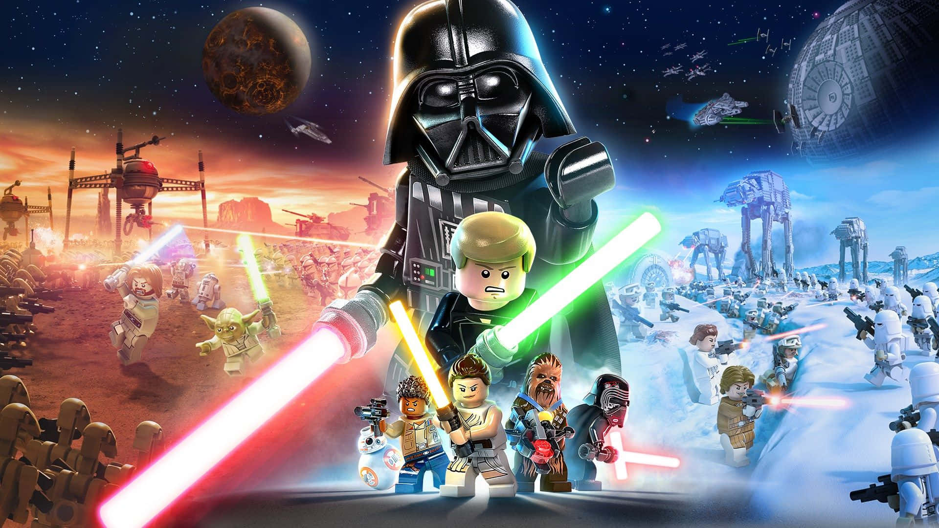 Star Wars Characters Lego Poster Wallpaper