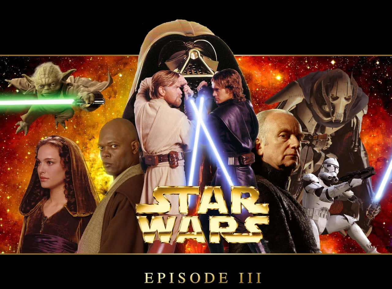 Den Saga om Star Wars Figurerne Wallpaper