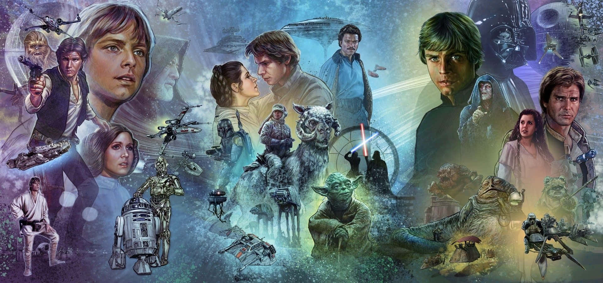 Star Wars - The Movie Poster Wallpaper