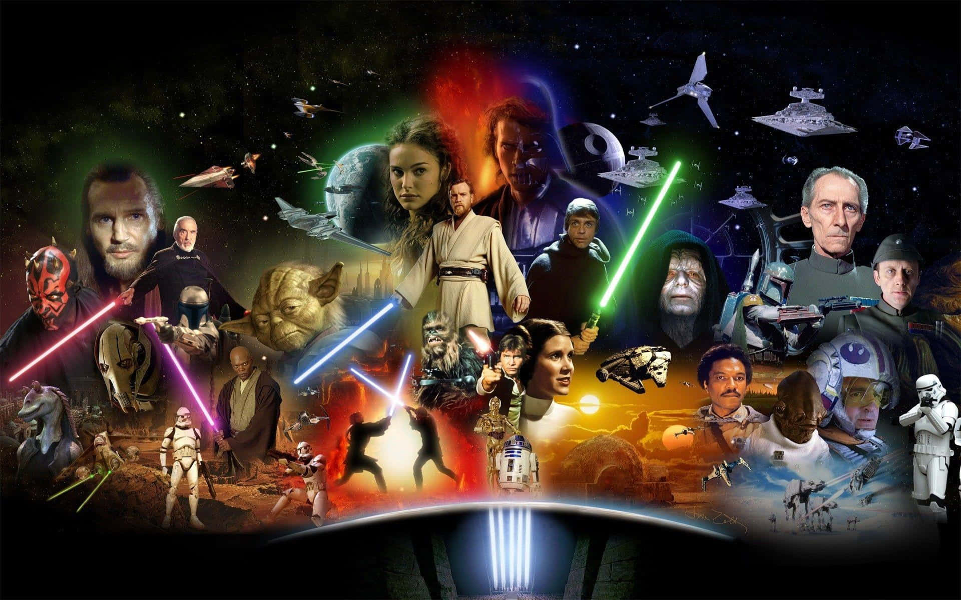 Dielegenden Von Star Wars Feiern Wallpaper