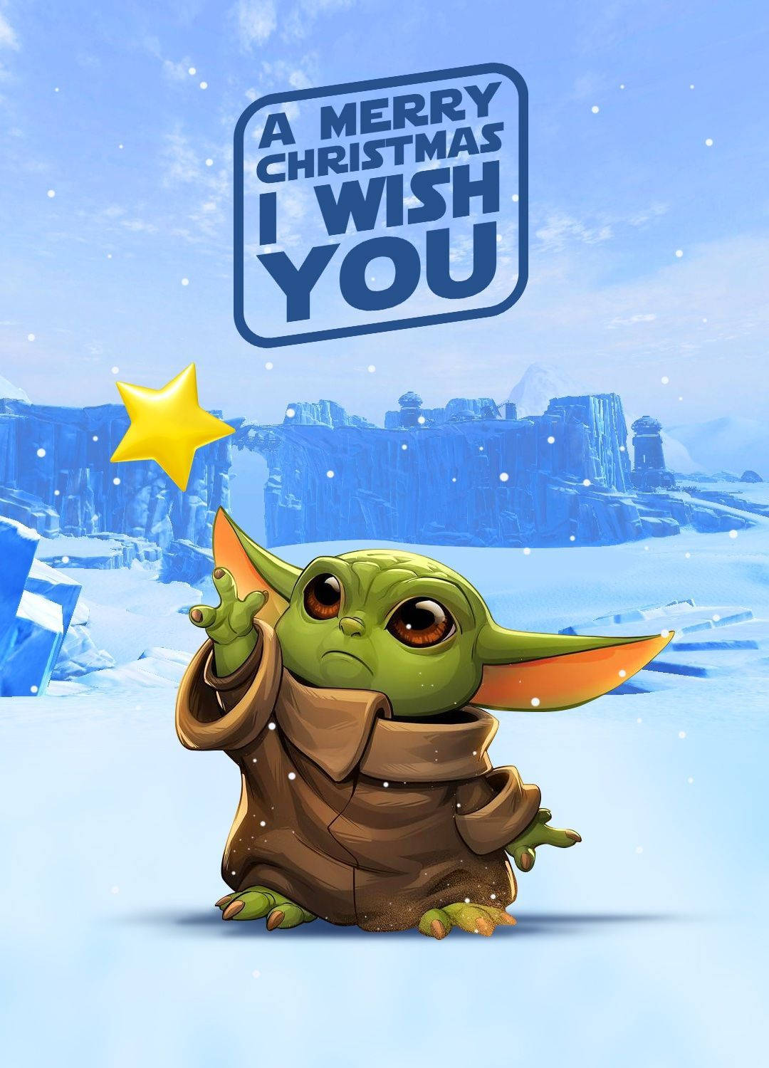 May the stars of STAR WARS be with you this Holiday season! Wallpaper
