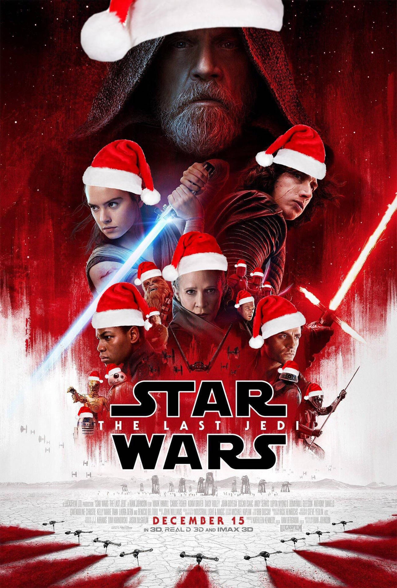 Merry Christmas Star Wars Wallpapers  Wallpaper Cave