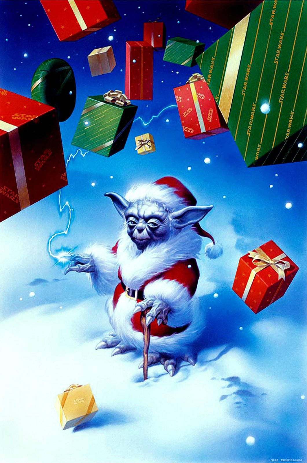 Bildfeiere Die Weihnachtsfeiertage Mit Der Star Wars Geschichte. Wallpaper