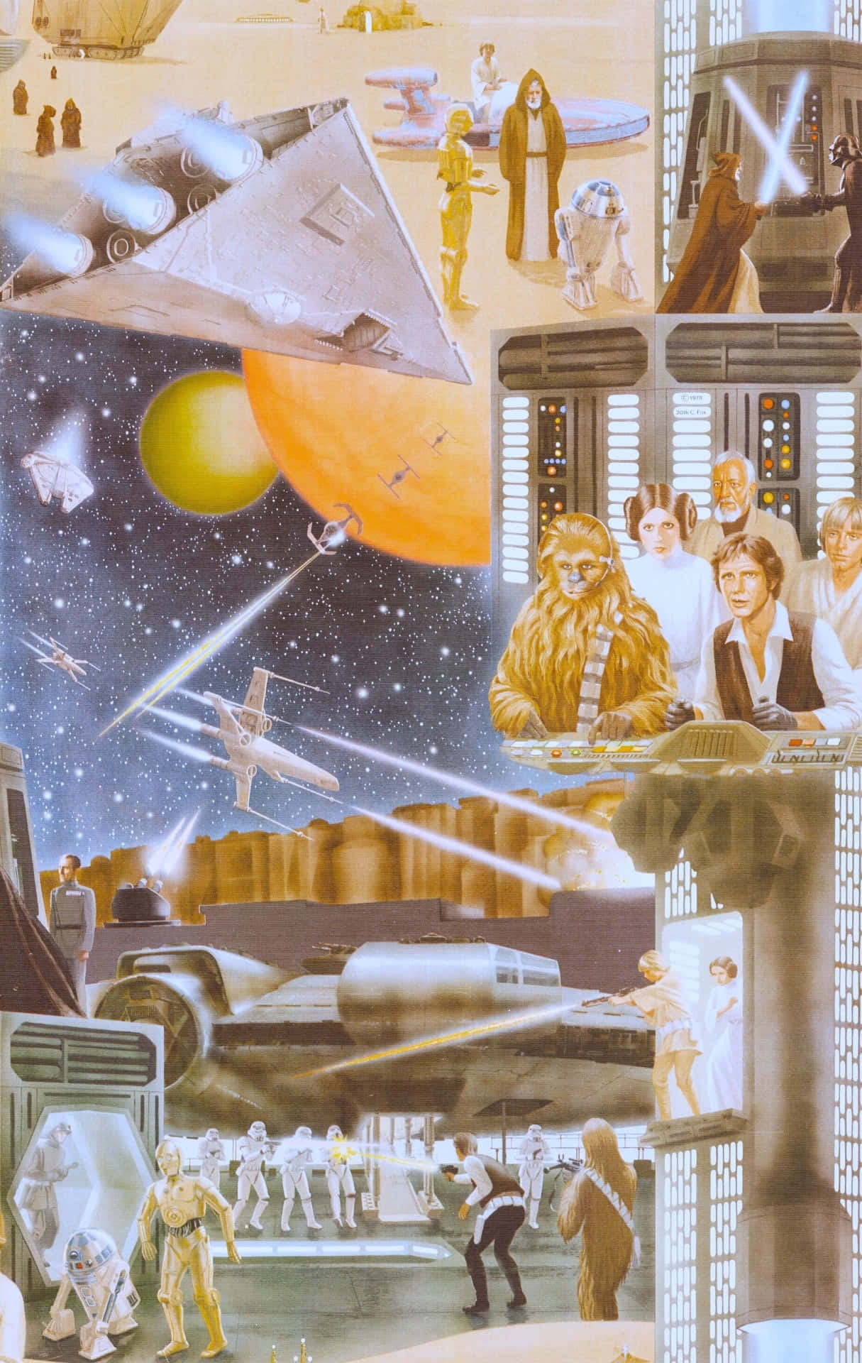 Star Wars Classic Montage Wallpaper