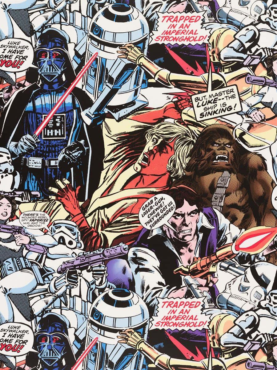 Star Wars Comic Action Wallpaper