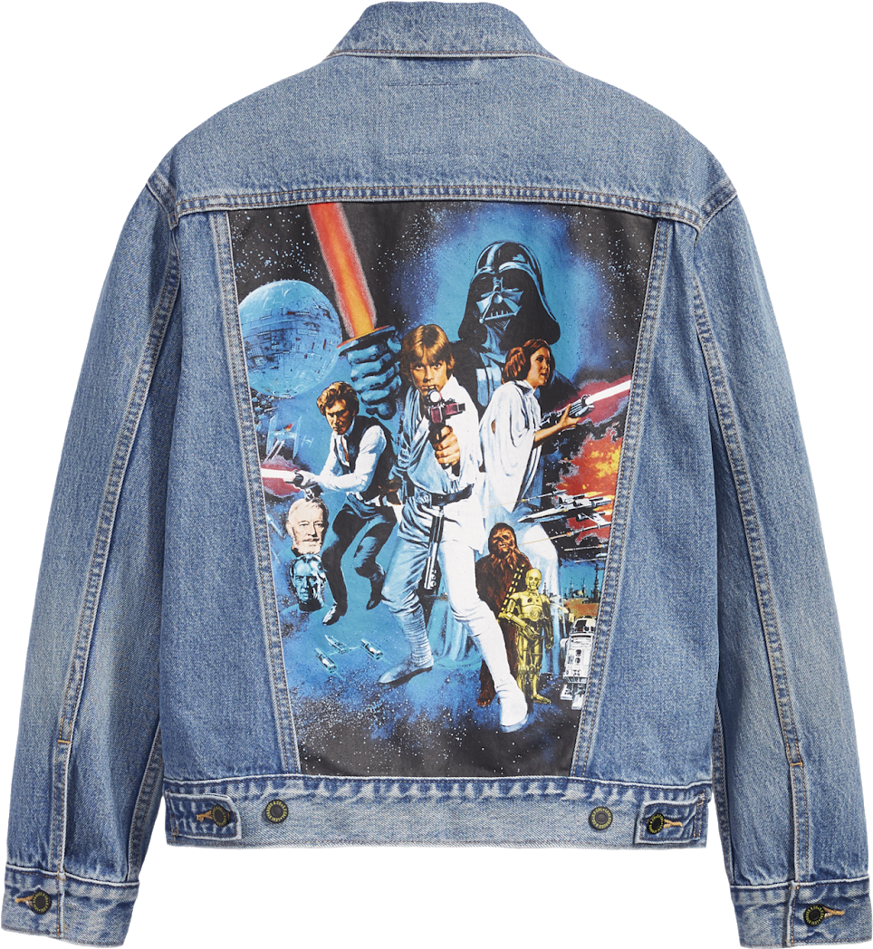 Star Wars Denim Jacket Artwork PNG