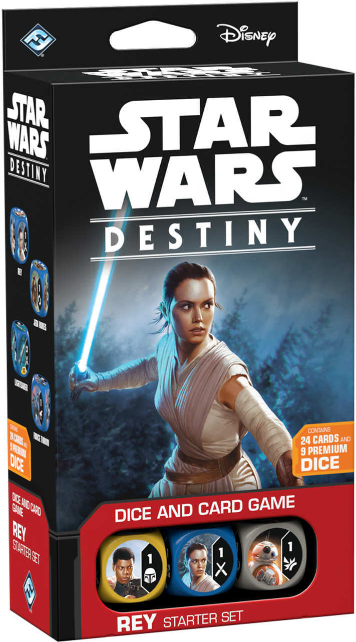 Star Wars Destiny Rey Starter Set Packaging PNG