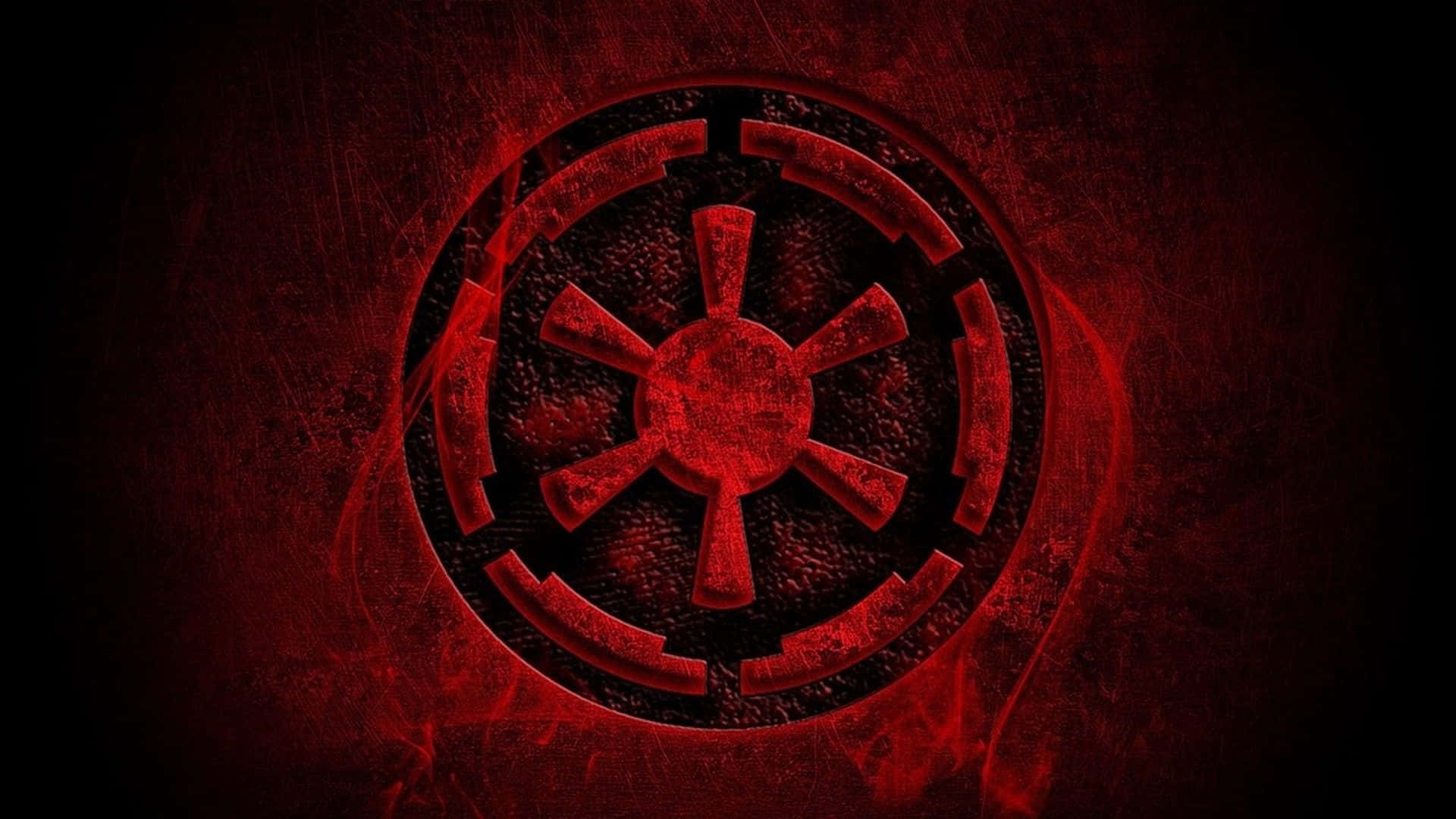 Symboletfor Det Galaktiske Imperium I Star Wars. Wallpaper