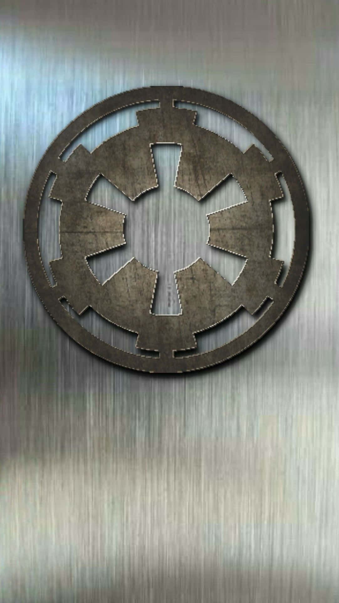 Detofficiella Logotypen För Star Wars-imperiet. Wallpaper
