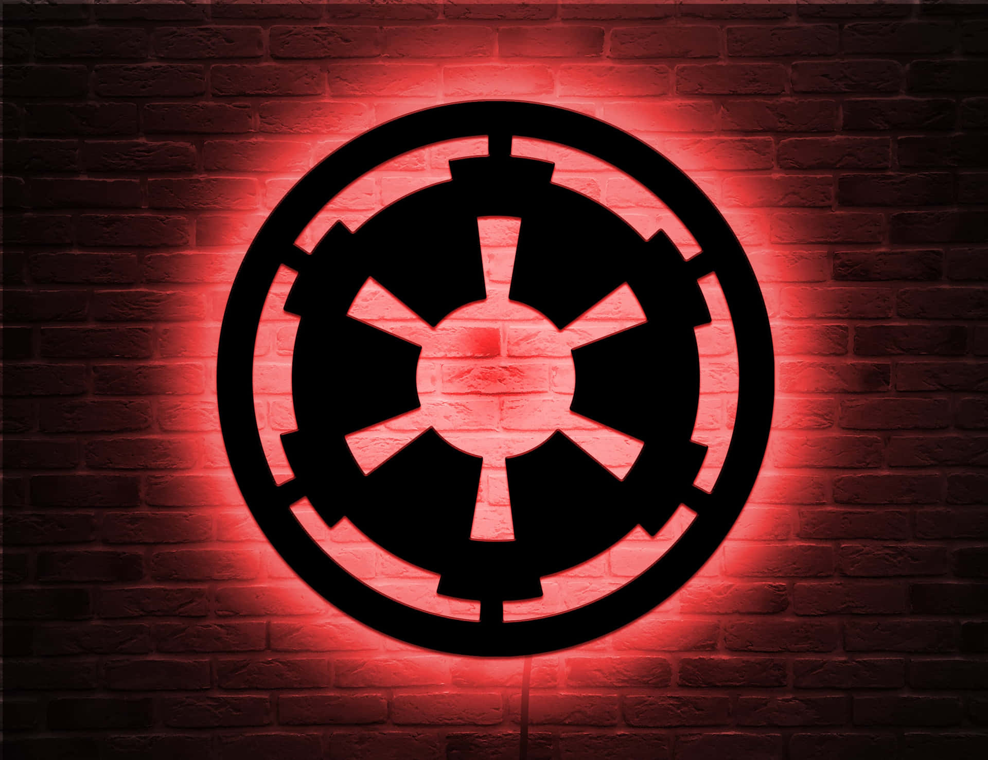 Logoet for det officielle Star Wars Imperiet tegneserietapet. Wallpaper