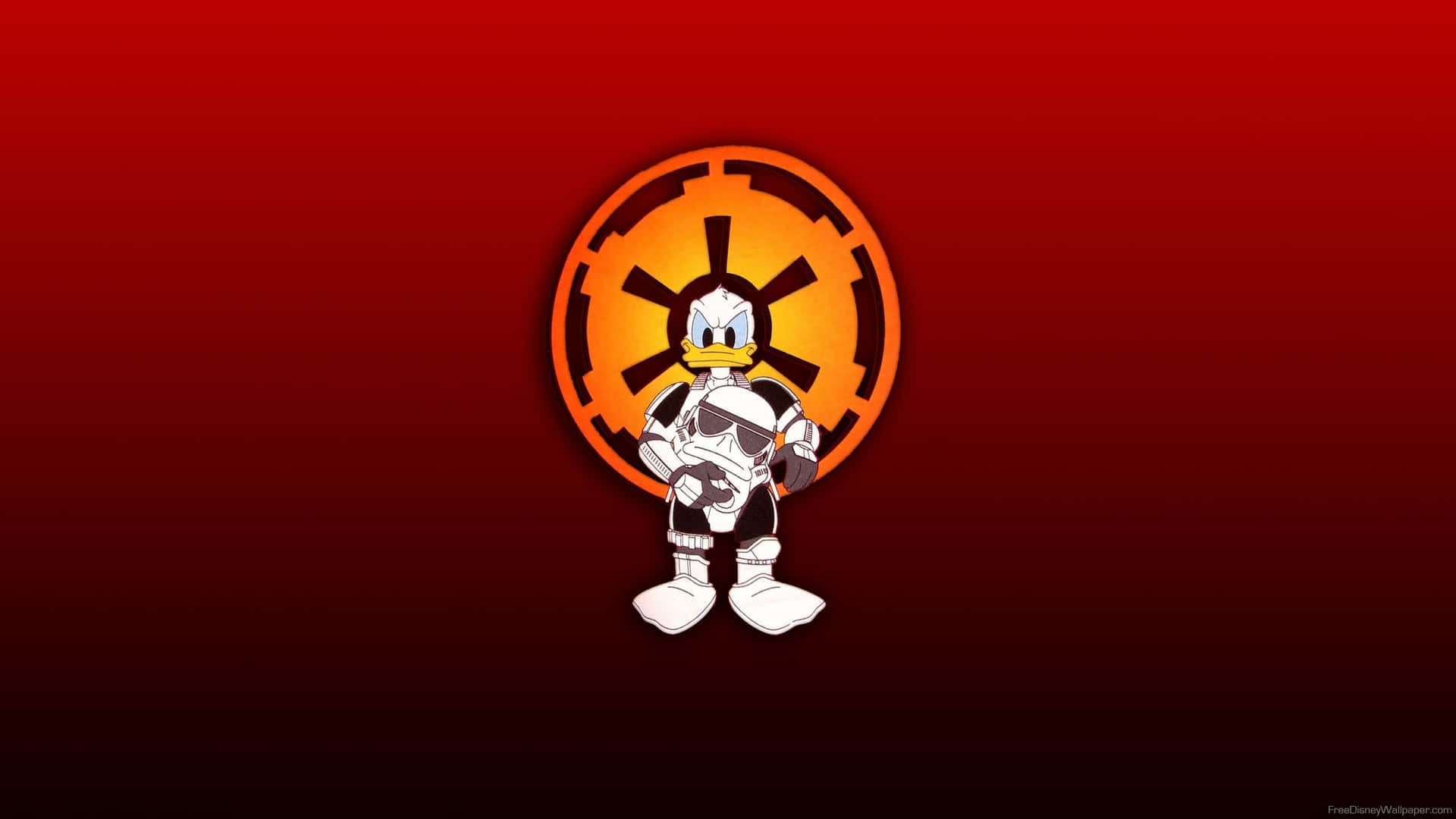 Detikoniska Star Wars-imperiets Logotypen. Wallpaper