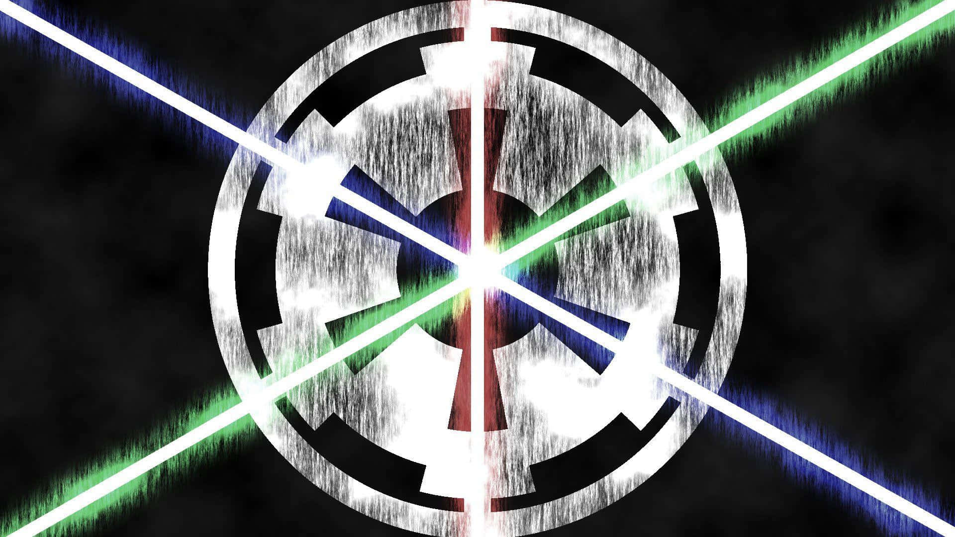 Iconisk Star Wars-imperiale logo. Wallpaper