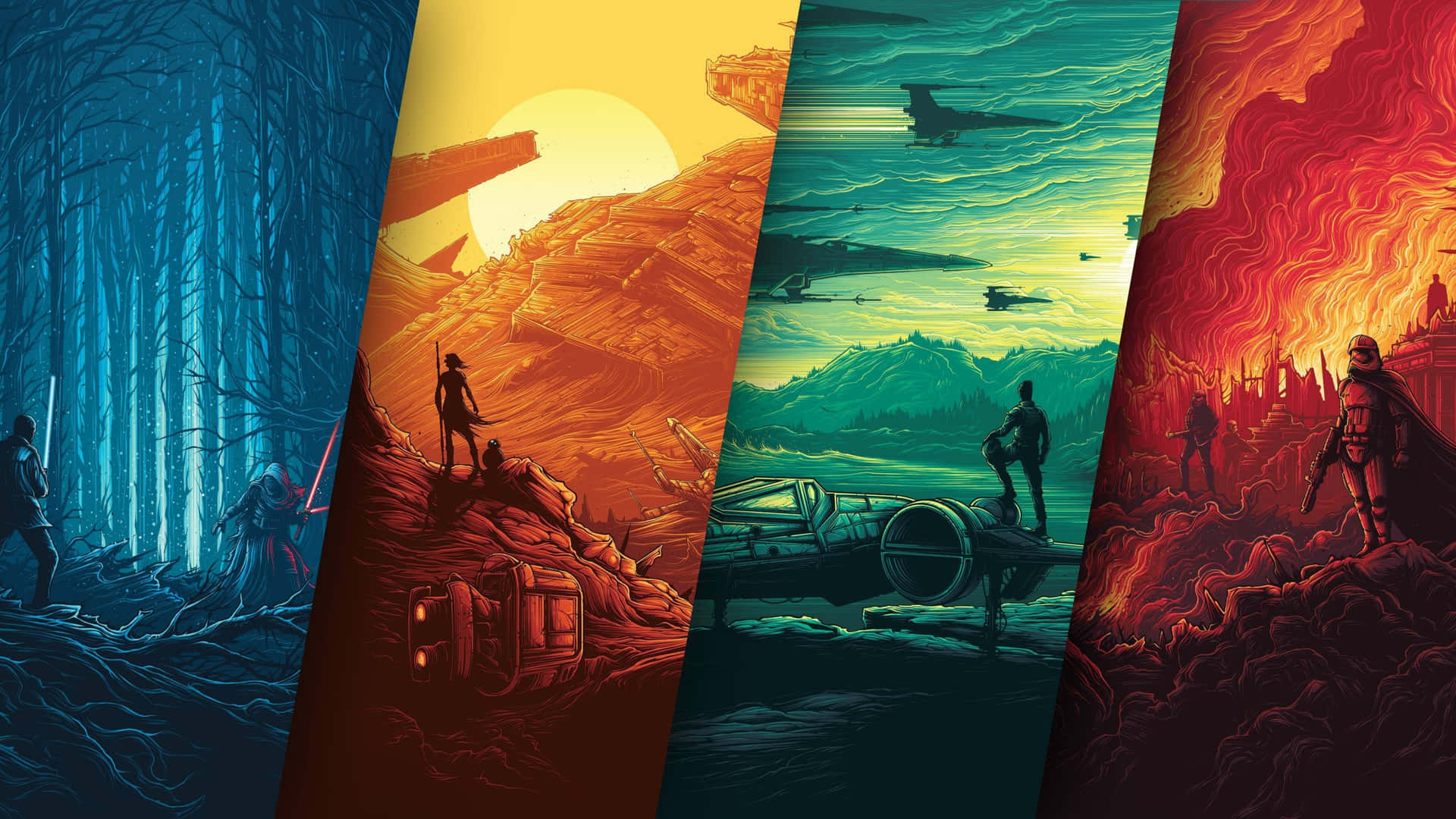 Star Wars Epic Panorama Wallpaper