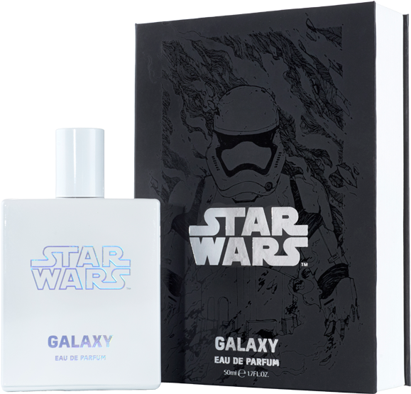 Star Wars Galaxy Perfume Packaging PNG