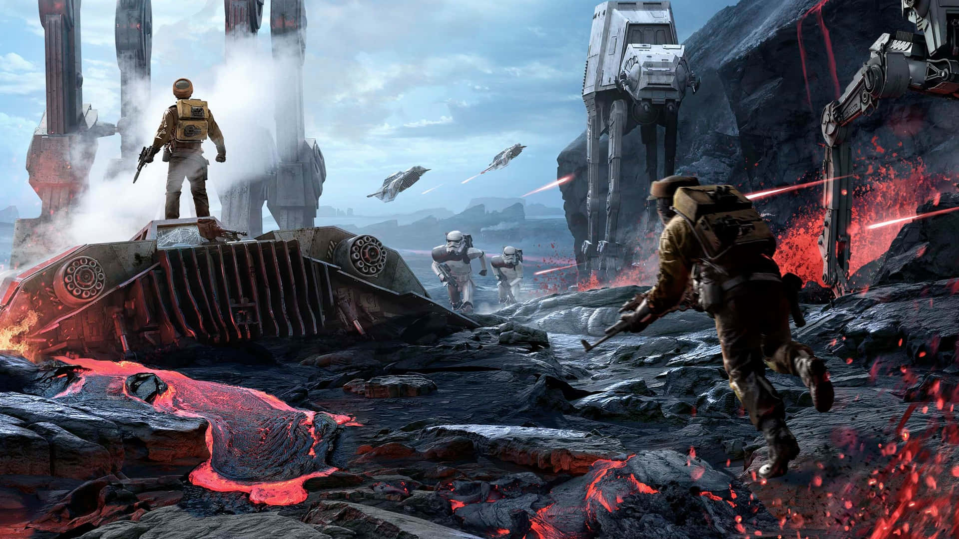 Epic Battle of Star Wars Games Wallpaper